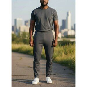 Champion Mens XL Gray Athletic Pants 24”Inseam